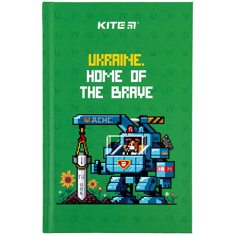Книга записна Kite K24-199-4, тверда обкладинка, А6, 80 аркушів, клітинка