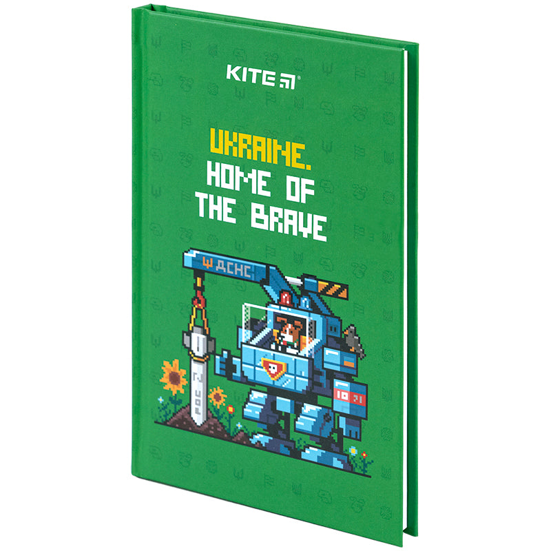 Книга записна Kite K24-199-4, тверда обкладинка, А6, 80 аркушів, клітинка. Фото 2