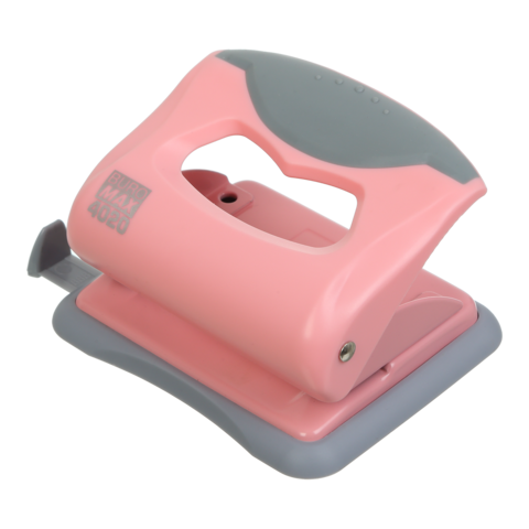 Діркопробивач Buromax BM.4020-10 PASTEL 20 аркушів рожевий