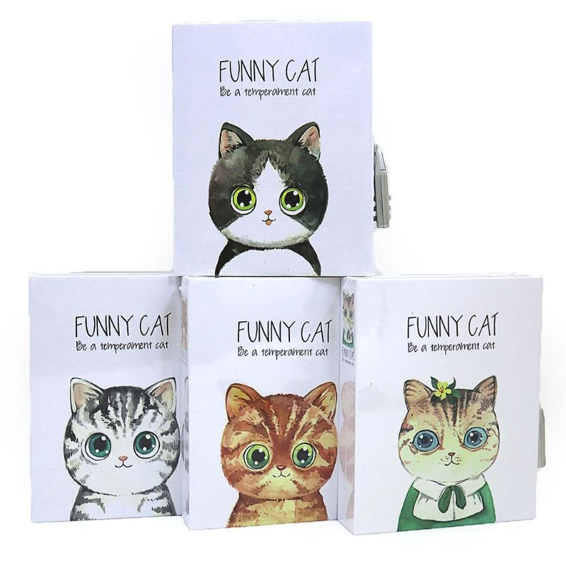 Блокнот Josef Otten в коробці на замочку "Funny cat" 16х13 см, мікс DSCN4091