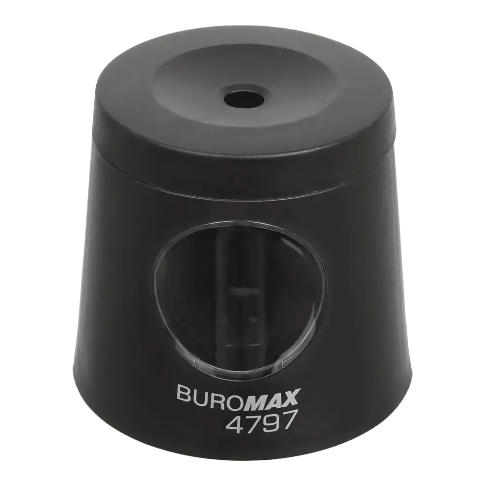 Чинка автоматична Buromax на 1 отвір чорна