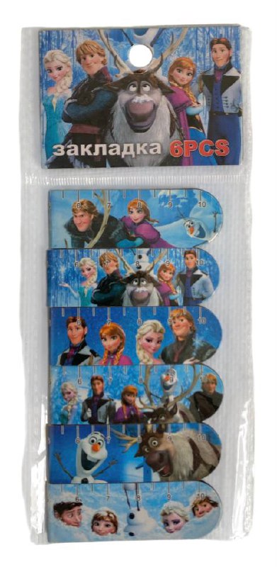 Закладки магнітні Josef Otten Frozen 6 шт 9587-FR