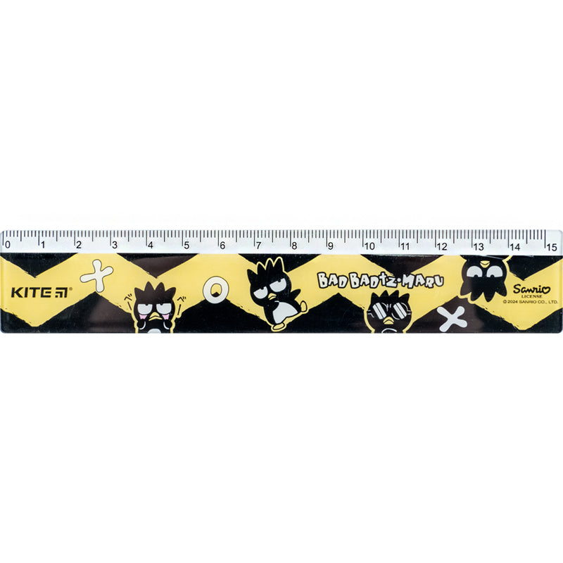 Лінійка пластикова Kite Bad Badtz-Maru HK24-090-3, 15см