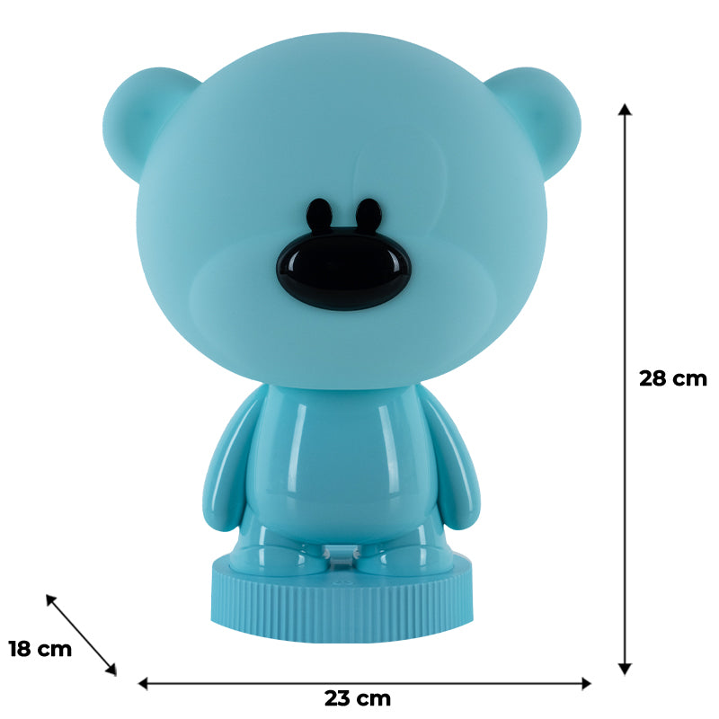Світильник-нічник LED з акумулятором Bear Kite K24-490-2-3, блакитний. Фото 6