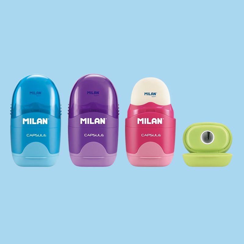 Гумка + стругачка MILAN 4701116 Capsule (16 шт) 4701116