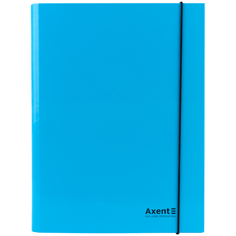 Папка на гумках об'ємна Axent Pastelini 1213-22-A, А4, блакитна. Фото 2