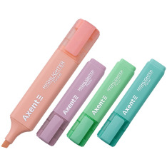 Маркер Axent Highlighter 2537-80-A, 1-5 мм, клиноподібний, набір. Фото 2