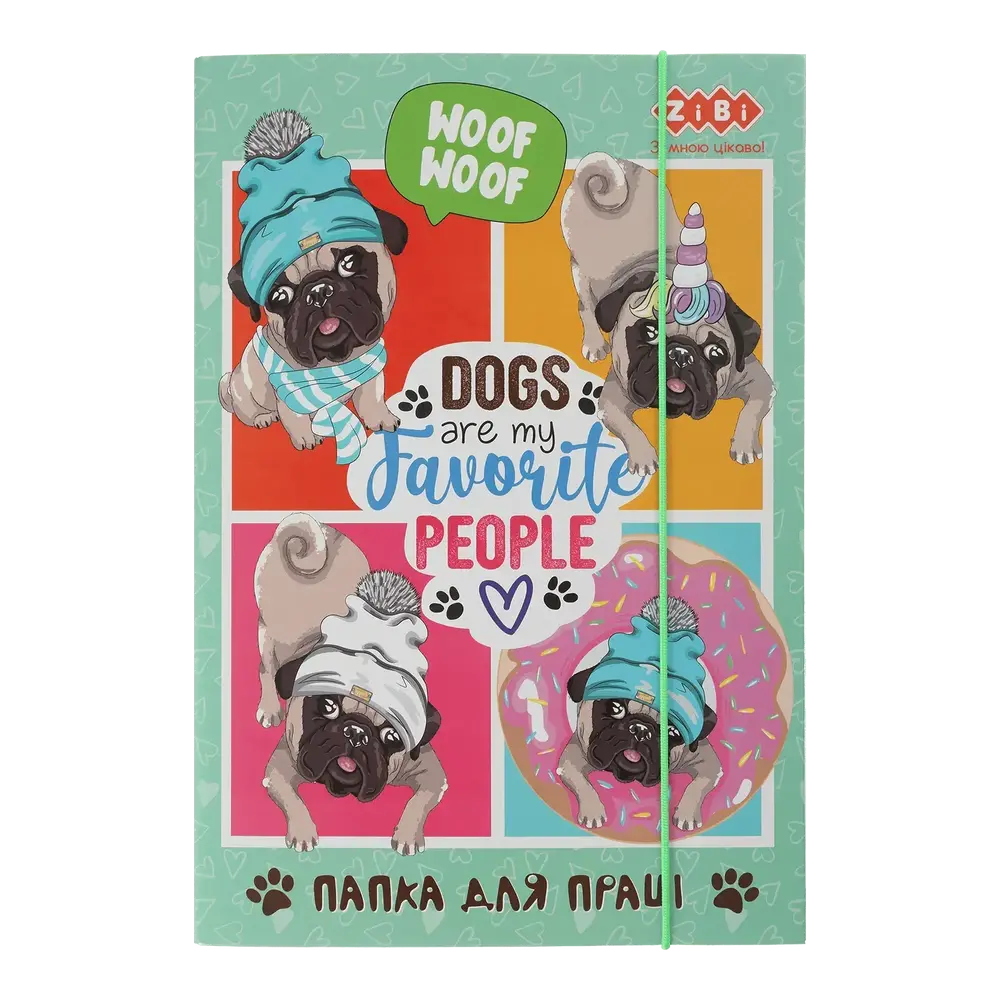 Папка для праці ZiBi картонна на гумках А4+ KIDS Line. Фото 7
