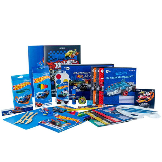 Подарунковий набір для школи Kite Hot Wheels. Фото 2