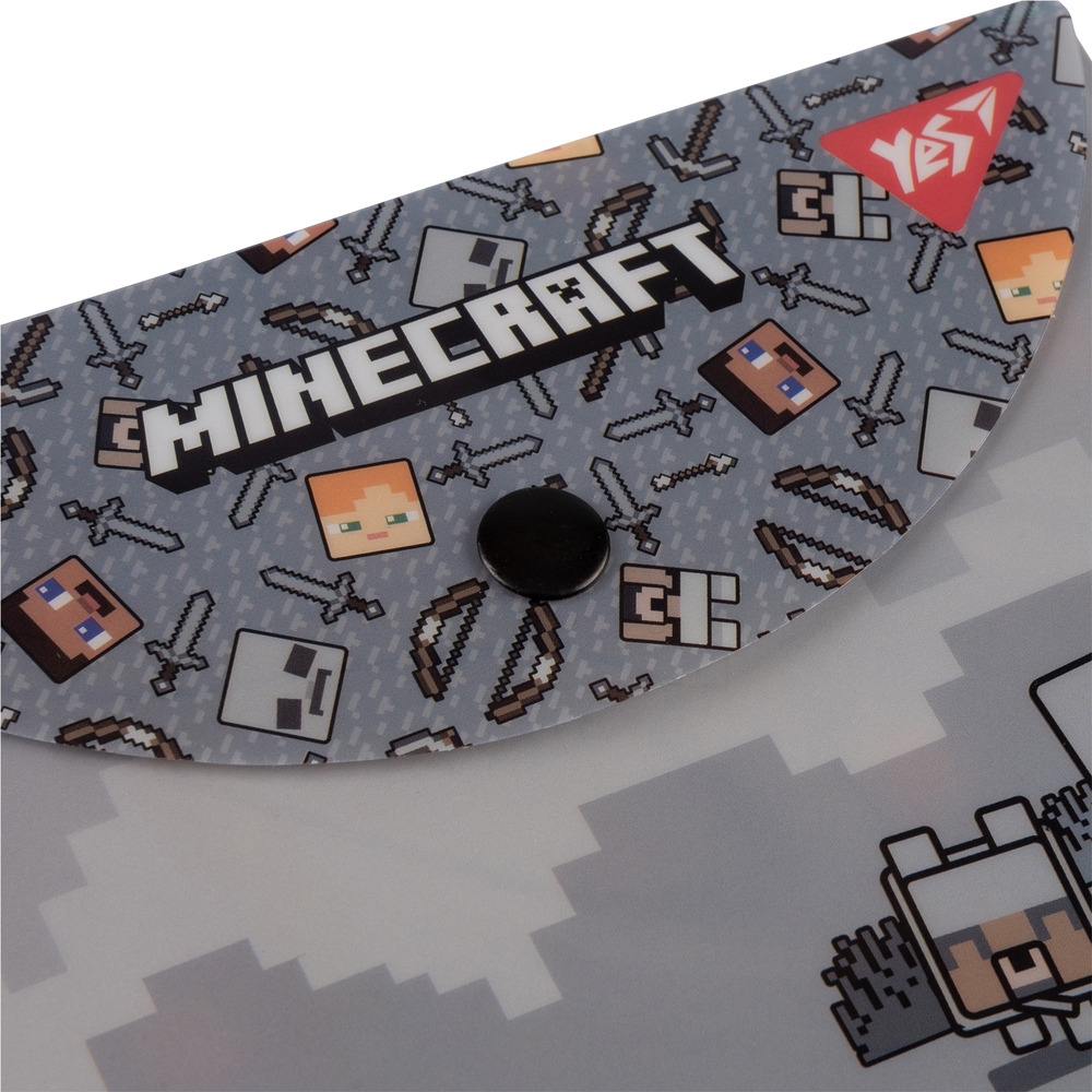 Папка-конверт на кнопці Yes Minecraft  B7 492262. Фото 2