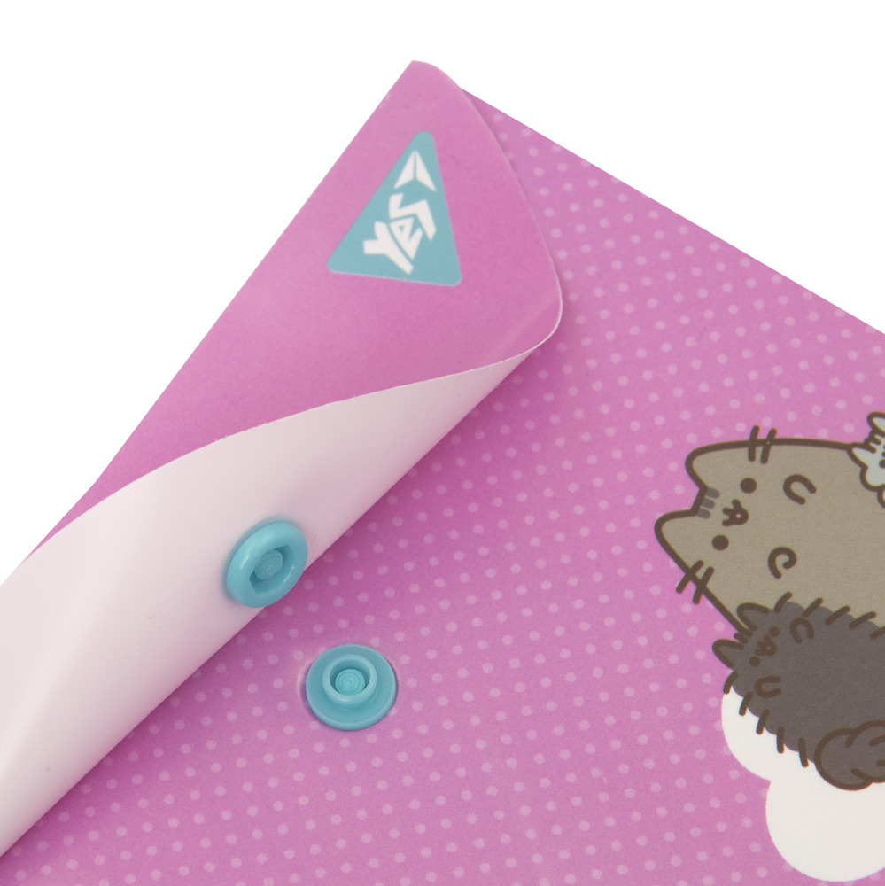 Папка-конверт на кнопці Yes Pusheen B7 492263. Фото 3