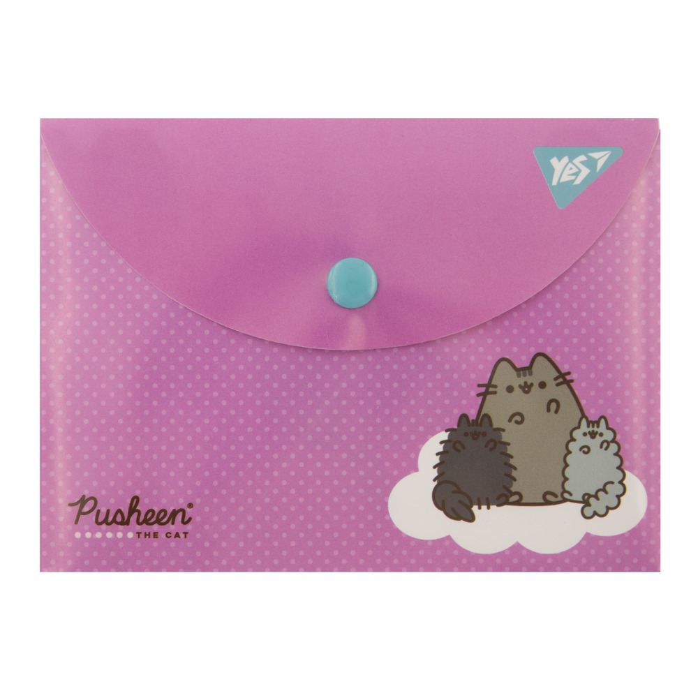 Папка-конверт на кнопці Yes Pusheen B7 492263