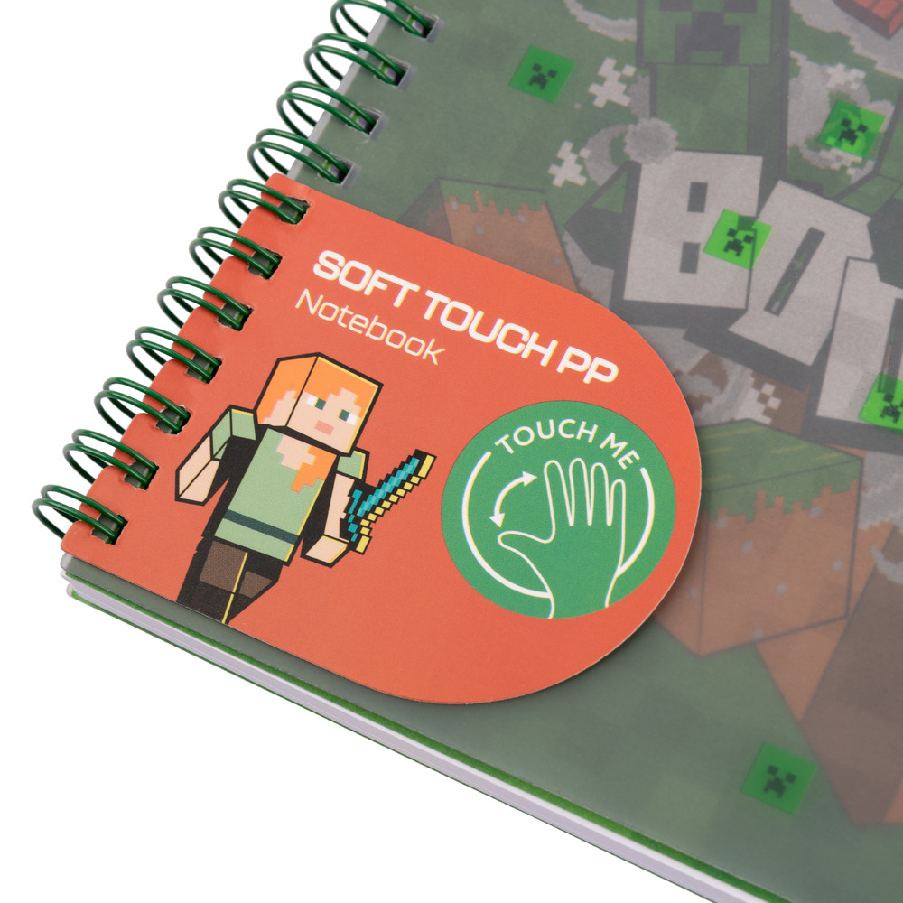 Зошит для записів YES А5 80 аркушів лінійка з розділювачами Minecraft 765738. Фото 2