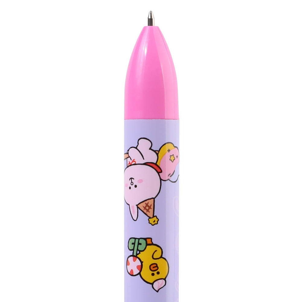 Ручка кулькова Yes Line Friends 0,7 мм автоматична 6 кольорів 412245. Фото 3
