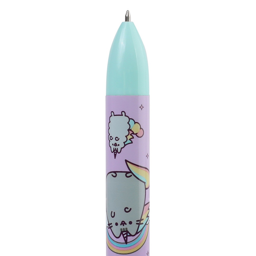 Ручка кулькова Yes Pusheen 0,7 мм автоматична 6 кольорів 412246. Фото 3