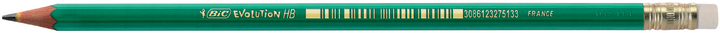 Набір олівців чорнографітових Bic Evolution Eco з ластиком 4шт НВ в блістері bc8902753. Фото 2