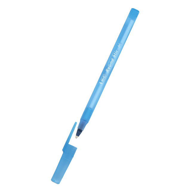 Ручка Bic Раунд Стік, синя, 4 шт в блістері			 bc944176. Фото 3