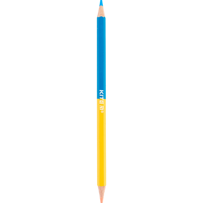 Олівці кольорові двосторонні Kite Classic K-054, 12 кольорів. Фото 2