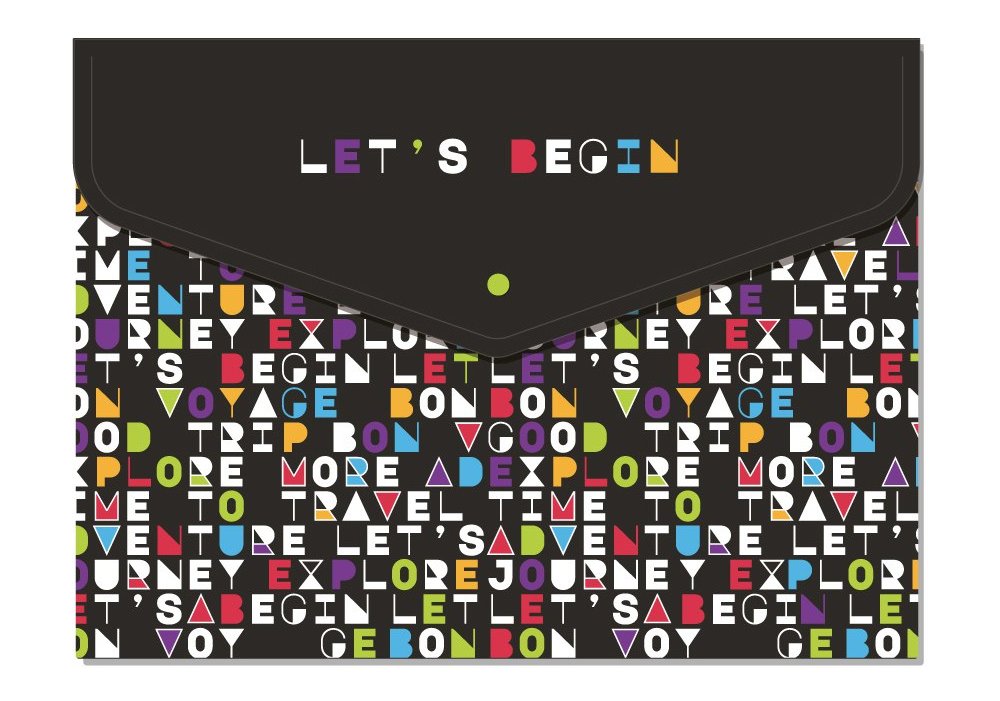 Папка-конверт А5 на кнопці, 180 мкм MX32013-09