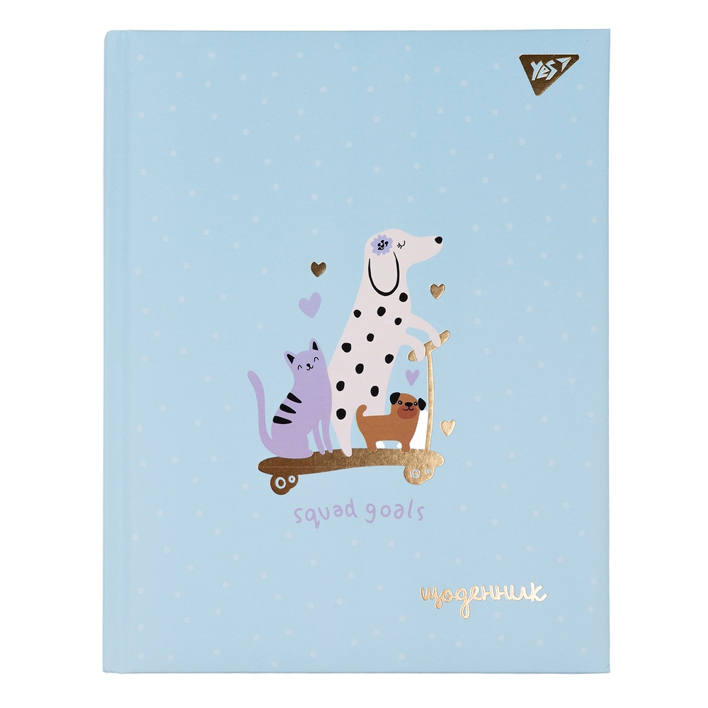 Щоденник шкільний YES A5 40 аркушів Squed goals 911517