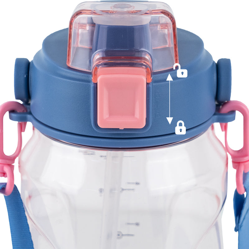 Пляшечка для води Kite K24-1202-2, 1500 мл, рожева. Фото 6