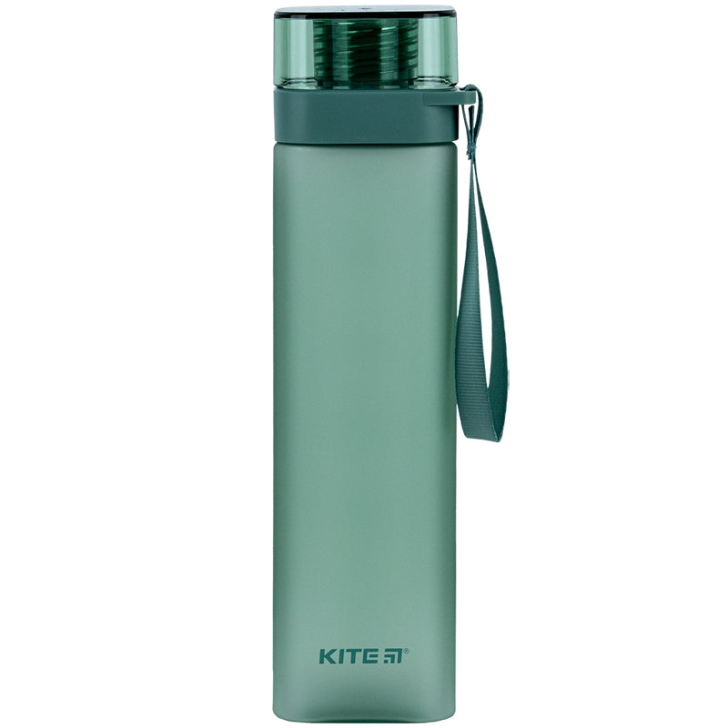 Пляшечка для води квадратна Kite K24-1210-2, 700 мл, зелена. Фото 8