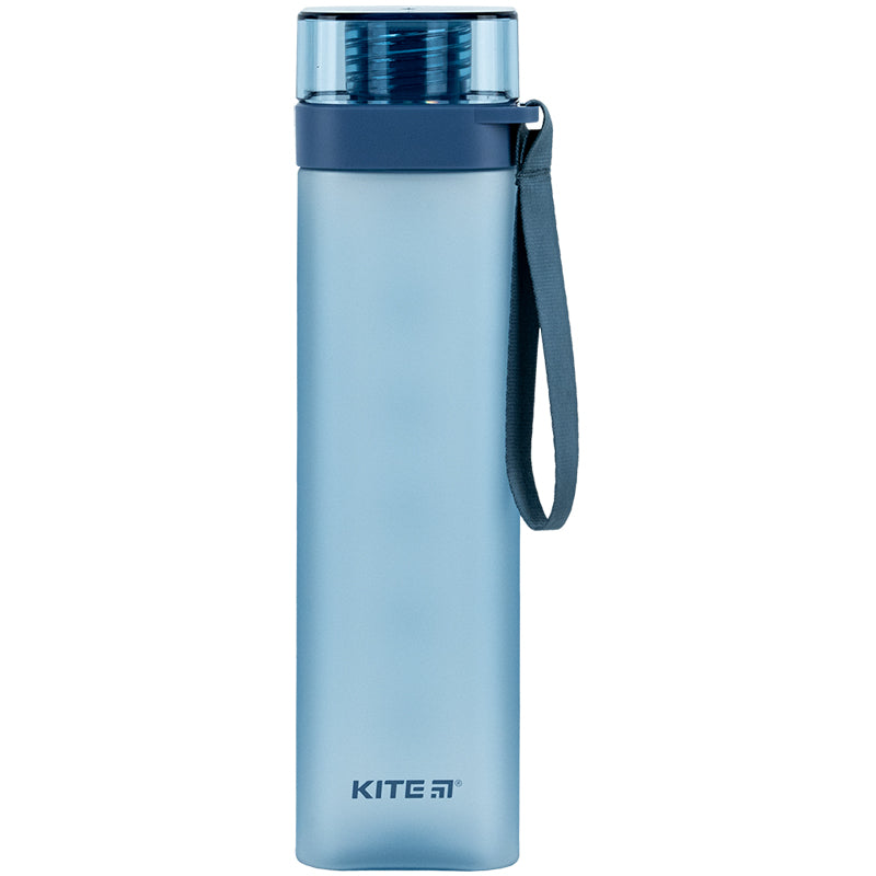 Пляшечка для води квадратна Kite K24-1210-1, 700 мл, синя. Фото 8