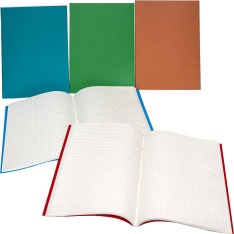 Канцелярська книга Офорт А4 96 аркушів, м'яка обкладинка, мікс кольорів КН4396К. Фото 6