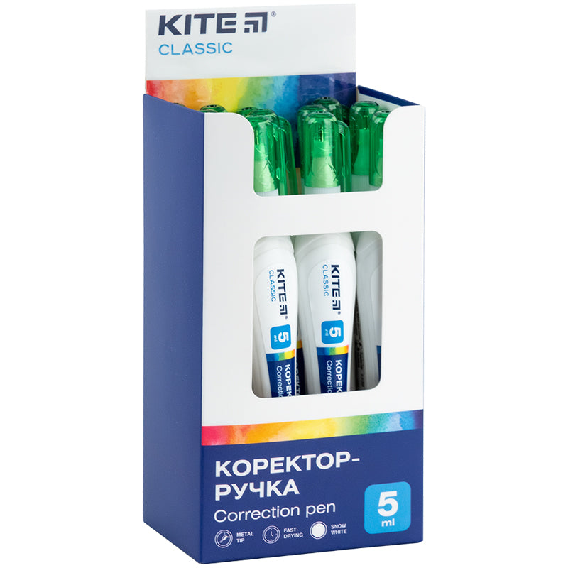 Коректор-ручка Kite Classic K-013, 5 мл. Фото 3