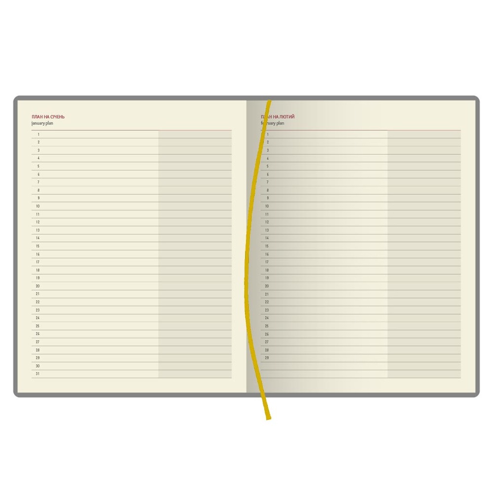 Тижневик недатований Поліграфіст Nebraska А4 (203х260) 80 аркушів, штучна шкіра 251/1. Фото 5
