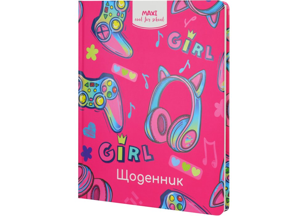 Щоденник шкільний CoolForSchool 165х210 мм, 48 аркушів, тверда обкладинка MX29932-45