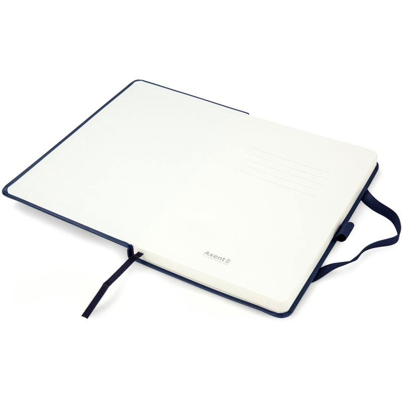 Книга записна Axent Partner 8306-02-A, A5, 125x195 мм, 96 аркушів, крапка, тверда обкладинка, темно-синя. Фото 4