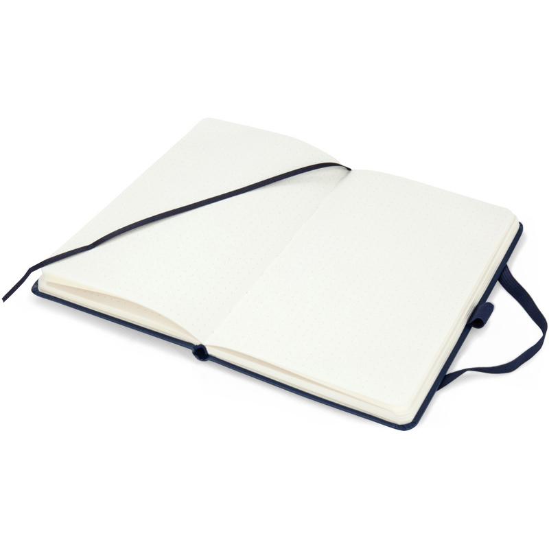 Книга записна Axent Partner 8306-02-A, A5, 125x195 мм, 96 аркушів, крапка, тверда обкладинка, темно-синя. Фото 5
