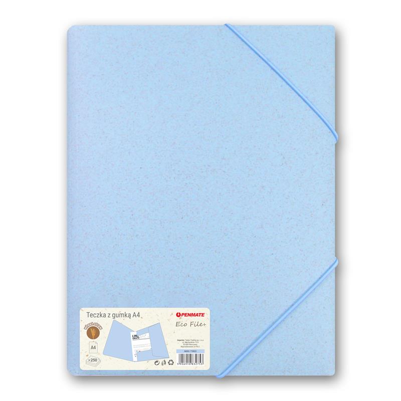 Папка на гумках PENMATE ECO FILE+ A4, синя TT8922