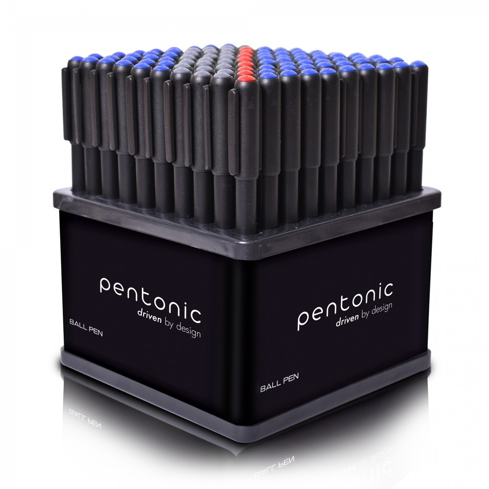 Ручка кулькова LINC Pentonic 0,7 мм стенд 100 шт мікс кольорів 412210. Фото 2