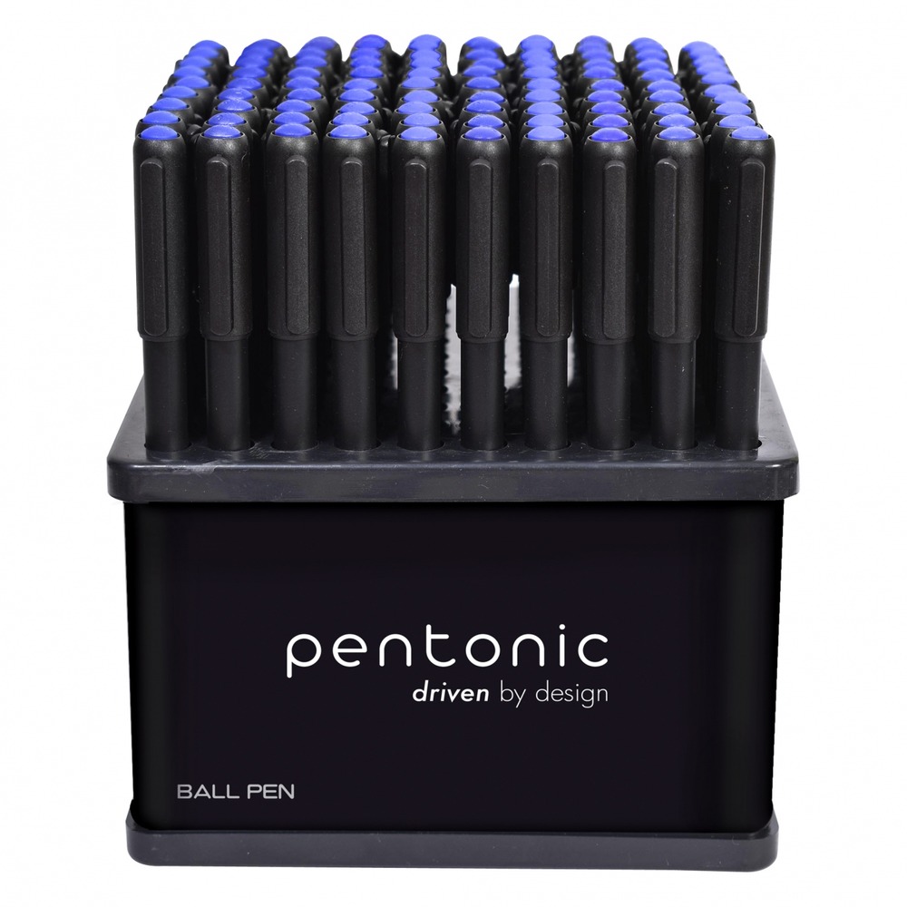 Ручка кулькова LINC Pentonic 0,7 мм стенд 100 шт синя 412197. Фото 2