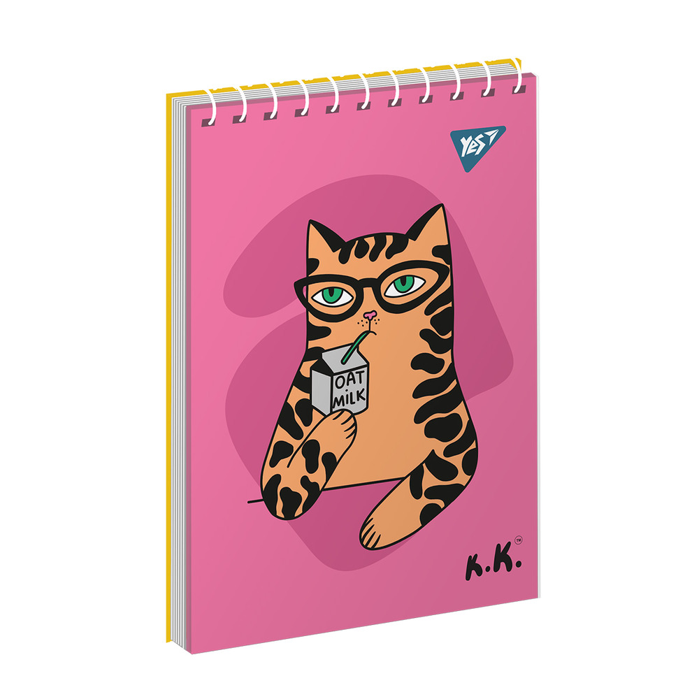 Зошит для записів YES А6 80 аркушів клітинка Tattoo cats 151955. Фото 3