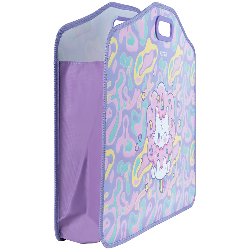 Портфель на липучках Kite Rainbow Catcorn K24-208-1, 1 відділення, A3. Фото 2