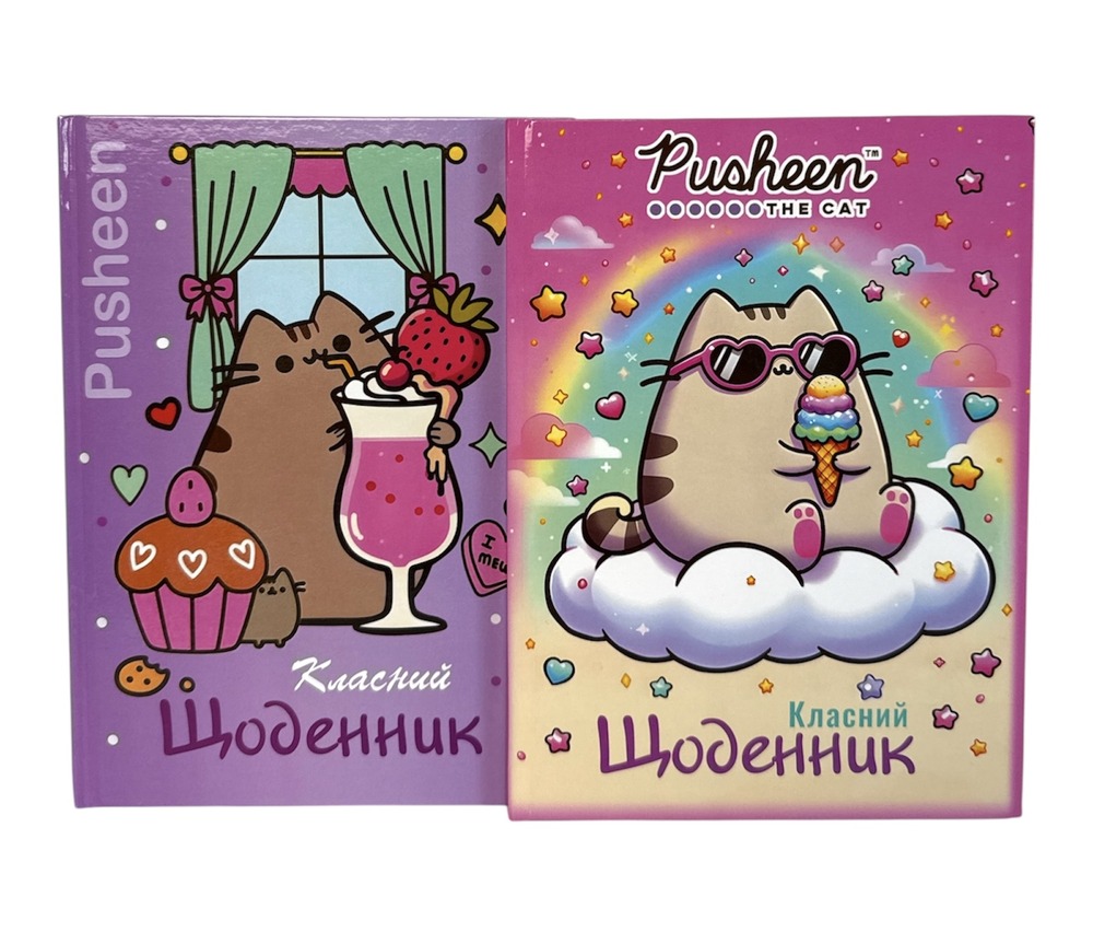 Щоденник шкільний Polly Pusheen, тверда обкладинка, мікс дизайнів 00-00028774