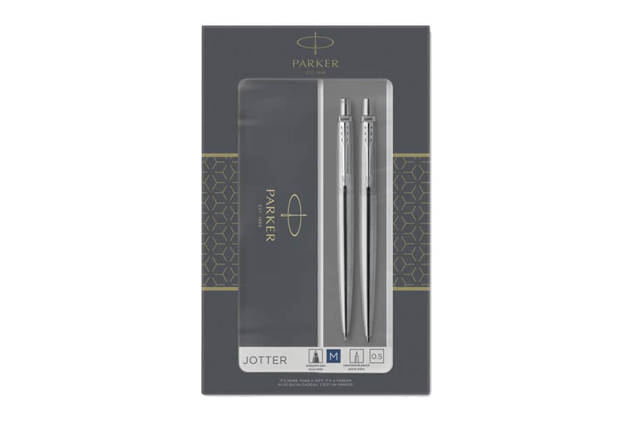 Набір Parker Jotter сталь кулькова+олівець в подарунковій упаковці 16172b19