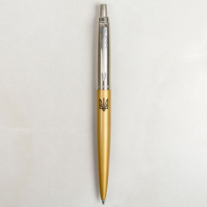 Ручка кулькова Parker JOTTER XL UKRAINE Matt Gold CT BP Тризуб 13432_T001b. Фото 3