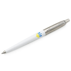 Ручка кулькова Parker JOTTER Originals UKRAINE White CT BP Тризуб синьо-жовтий 15032_T0017u. Фото 2