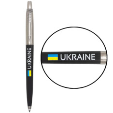 Ручка кулькова Parker JOTTER Originals UKRAINE Black CT BP Прапор + Україна 15632_T1400u