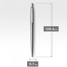Ручка кулькова Parker JOTTER UKRAINE Stainless Steel CT BP Тризуб ЗСУ 16132_T039t. Фото 3