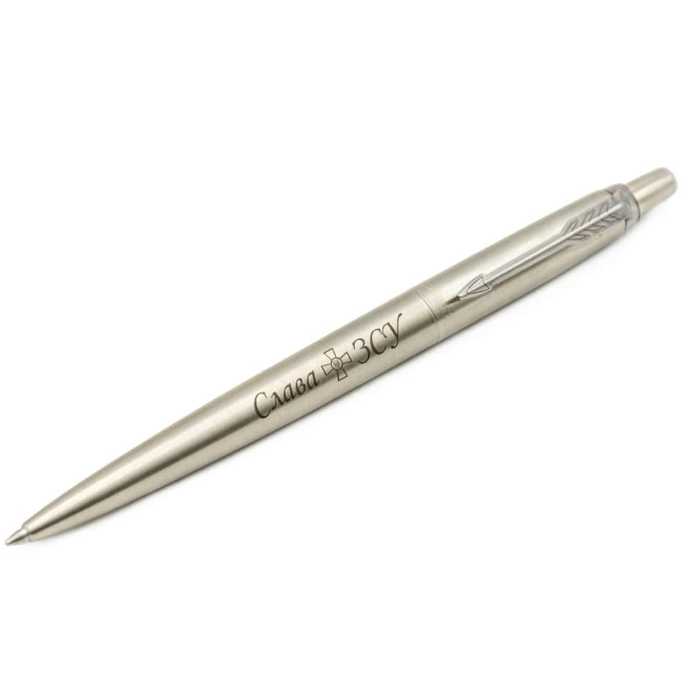 Ручка кулькова Parker JOTTER UKRAINE Stainless Steel CT BP Слава ЗСУ 16132_T204b. Фото 2