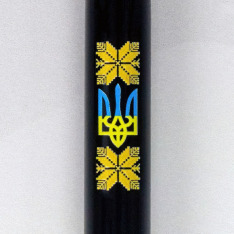 Ручка-ролер Parker IM UKRAINE Black GT RB Тризуб з орнаментом 22022_T1366u. Фото 3