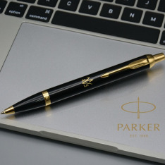Ручка кулькова Parker IM Black GT BP Тризуб ЗСУ 22032_T039y. Фото 4