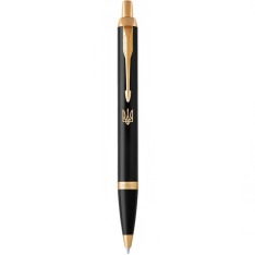 Ручка кулькова Parker IM Black GT BP Тризуб 22032_TR