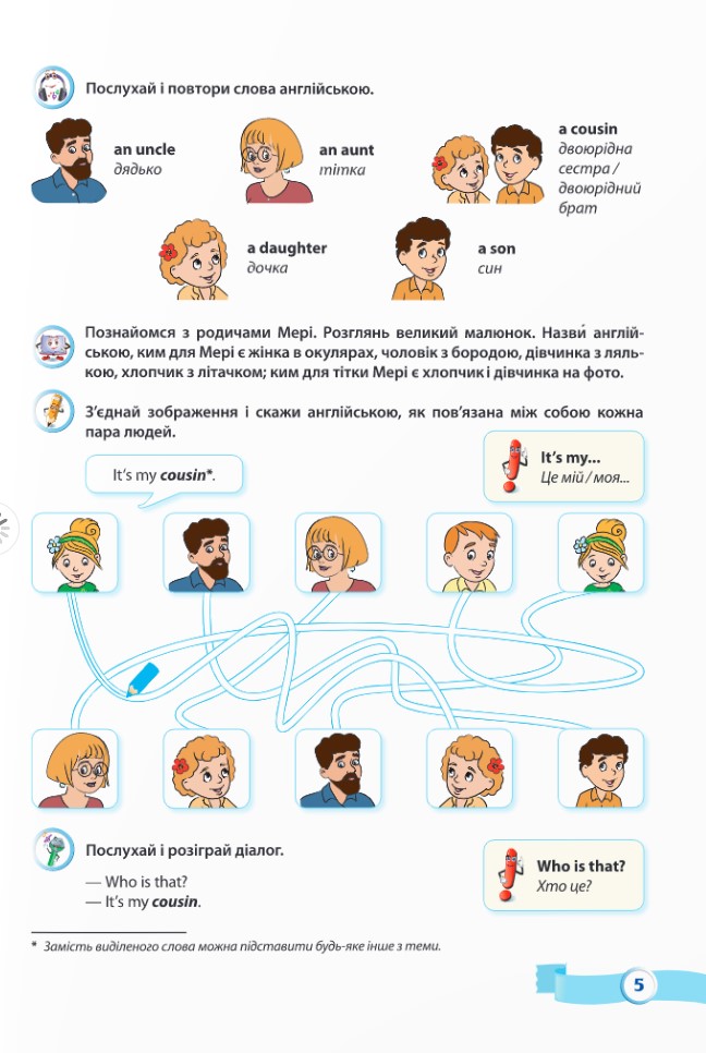 Книга My first English words. Мої перші англійські слова. Ілюстрований тематичний словник для дітей 4–7 років. Фото 6