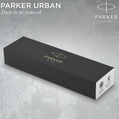 Ручка кулькова Parker URBAN UKRAINE Muted Black GT BP Тризуб 30035_T001y. Фото 5